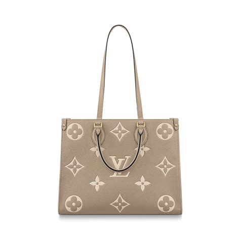 onthego monogram empreinte tote